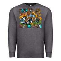Charcoal Heather country roads take me home Premium Sweatshirt - Zillion Design Studio