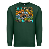Sports Green country roads take me home Premium Sweatshirt - Zillion Design Studio