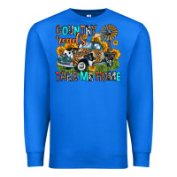 True Royal country roads take me home Premium Sweatshirt - Zillion Design Studio