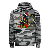 Slate Camo black cat meowy christmas Premium Hoodie - AdoDesignShop