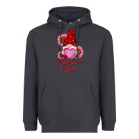 Smoke happy valentines day gnomes with sunflower Heavyweight Hoodie - RanaPortraitStore
