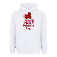 White happy valentines day gnomes with sunflower Heavyweight Hoodie - RanaPortraitStore