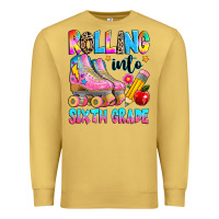 Antique Gold rolling into sixth grade Premium Sweatshirt - texasbilliewilder