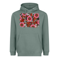 Sage valentines day sunflowers leopard cowhide backgrou Heavyweight Hoodie - RanaPortraitStore