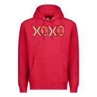 Cardinal Valentine's Day Xoxo Balloon Premium Hoodie - Artiststas