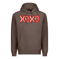 Coffee Valentine's Day Xoxo Balloon Premium Hoodie - Artiststas