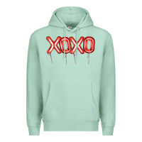 Seafoam Valentine's Day Xoxo Balloon Premium Hoodie - Artiststas