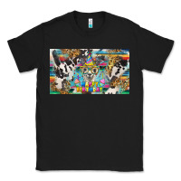 Black happy birthday alpaca blue cup Classic Tee - BarkalooDesign