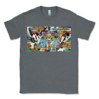 Charcoal Heather happy birthday alpaca blue cup Classic Tee - BarkalooDesign