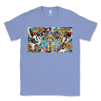 Colony Blue happy birthday alpaca blue cup Classic Tee - BarkalooDesign