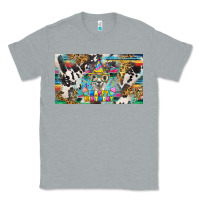 Heather Grey happy birthday alpaca blue cup Classic Tee - BarkalooDesign