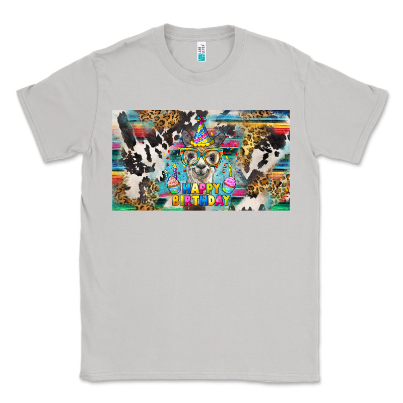 Happy Birthday Alpaca Blue Cup Classic Tee by BarkalooDesign | Teevron
