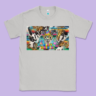 Happy Birthday Alpaca Blue Cup Classic Tee Designed By Barkaloodesign