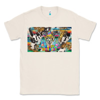 Natural happy birthday alpaca blue cup Classic Tee - BarkalooDesign
