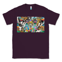 Plum happy birthday alpaca blue cup Classic Tee - BarkalooDesign