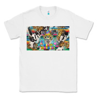 White happy birthday alpaca blue cup Classic Tee - BarkalooDesign