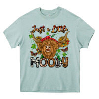 Arona Just a Little Moody Heavy Core Tee - CowhideDigitalArt