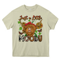 Mossy Just a Little Moody Heavy Core Tee - CowhideDigitalArt