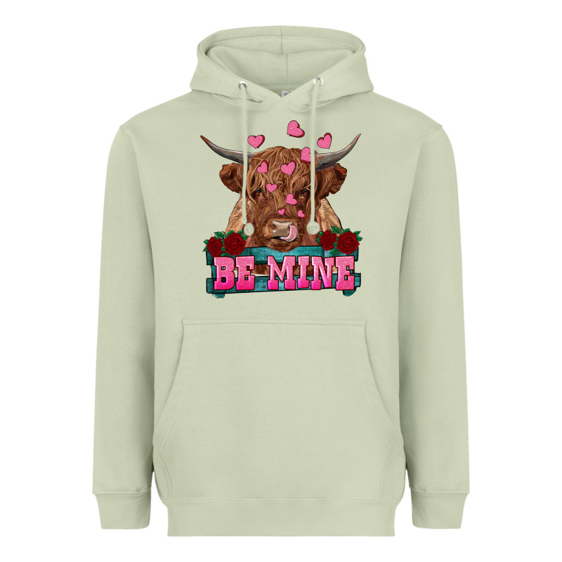 Be Mine Cow Heavyweight Hoodie by RanaPortraitStore | Teevron