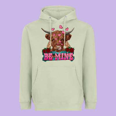 Heavyweight Hoodie be mine cow