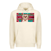Tofu Western Shih Tzu License Plate Design Premium Hoodie - JahusDesignShop