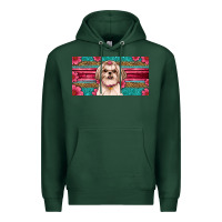 Sports Green Western Shih Tzu License Plate Design Premium Hoodie - JahusDesignShop