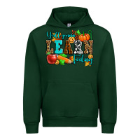 Forest Green y'all gonna learn today pumpkin and pen Urban Hoodie - AdoDesignShop