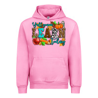 Fuchsia Pink y'all gonna learn today pumpkin and pen Urban Hoodie - AdoDesignShop