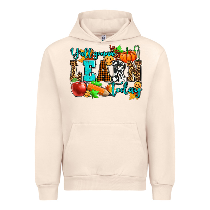 Y'all Gonna Learn Today Pumpkin And Pen Urban Hoodie by AdoDesignShop | Teevron