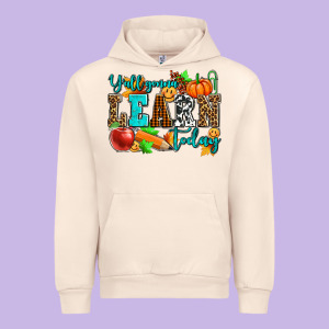Y'all Gonna Learn Today Pumpkin And Pen Urban Hoodie Designed By Adodesignshop