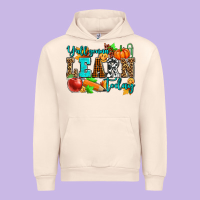 Y'all Gonna Learn Today Pumpkin And Pen Urban Hoodie Designed By Adodesignshop