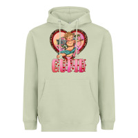 Matcha cupid heart Heavyweight Hoodie - RanaPortraitStore