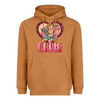 Meerkat cupid heart Heavyweight Hoodie - RanaPortraitStore