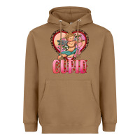 Toasted Coconut cupid heart Heavyweight Hoodie - RanaPortraitStore