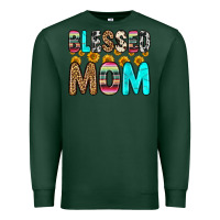 Sports Green blessed mom Premium Sweatshirt - Zillion Design Studio