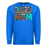 True Royal blessed mom Premium Sweatshirt - Zillion Design Studio