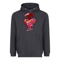 Smoke heart glass vase love tickets with rose Heavyweight Hoodie - RanaPortraitStore