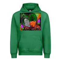 Emerald halloween heart mouse pad Urban Hoodie - BundleAndBundleShop
