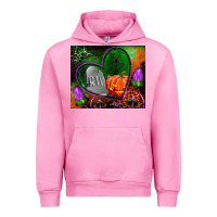 Fuchsia Pink halloween heart mouse pad Urban Hoodie - BundleAndBundleShop
