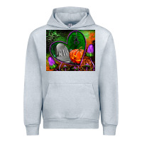 Heather Grey halloween heart mouse pad Urban Hoodie - BundleAndBundleShop