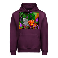 Mauve Wine halloween heart mouse pad Urban Hoodie - BundleAndBundleShop