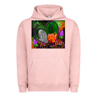Pigment Salmon halloween heart mouse pad Urban Hoodie - BundleAndBundleShop