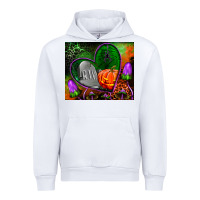 White halloween heart mouse pad Urban Hoodie - BundleAndBundleShop