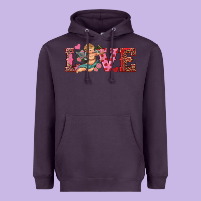 Heavyweight Hoodie love cupid