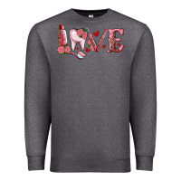 Charcoal Heather valentines day dental love Premium Sweatshirt - RanaPortraitStore