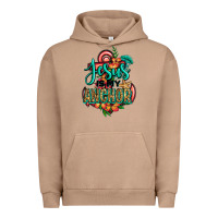 Pigment Burro jesus is my anchor Urban Hoodie - Jasminsmagicworld