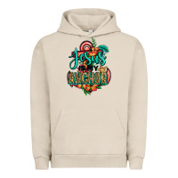 Pigment French Oak jesus is my anchor Urban Hoodie - Jasminsmagicworld