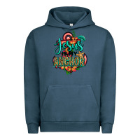 Pigment Midnight Navy jesus is my anchor Urban Hoodie - Jasminsmagicworld