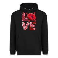 Black love kiss Heavyweight Hoodie - RanaPortraitStore