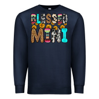 Navy blessed mini Premium Sweatshirt - Zillion Design Studio